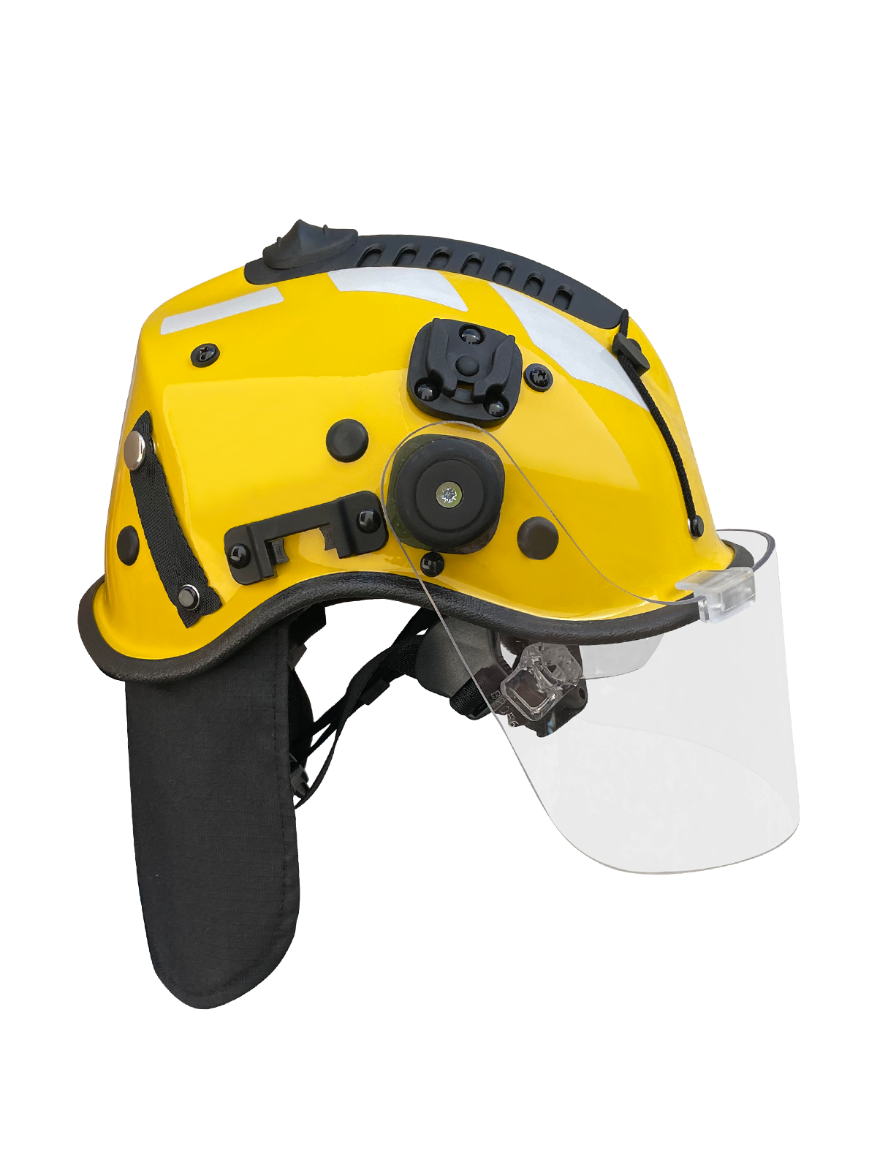 Picture of R6 DOMINATOR RESCUE HELMET W LAMP BRACKET FITTED - STANDARD COLOURS