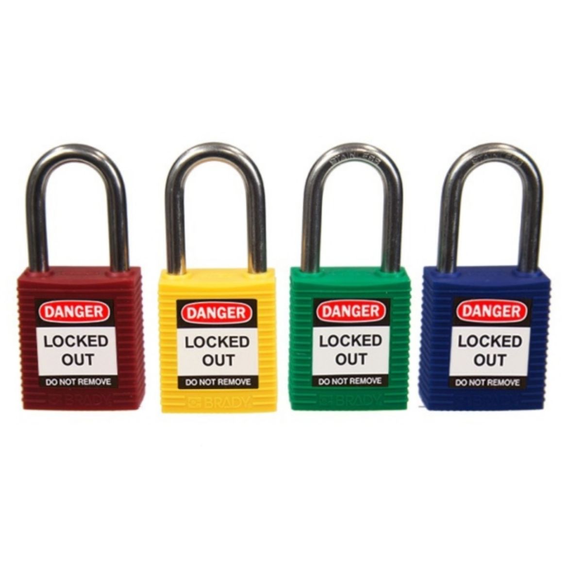 Picture of BRADY SAFETY PADLOCK STEEL - KEYED DIFFERENTLY YELLOW