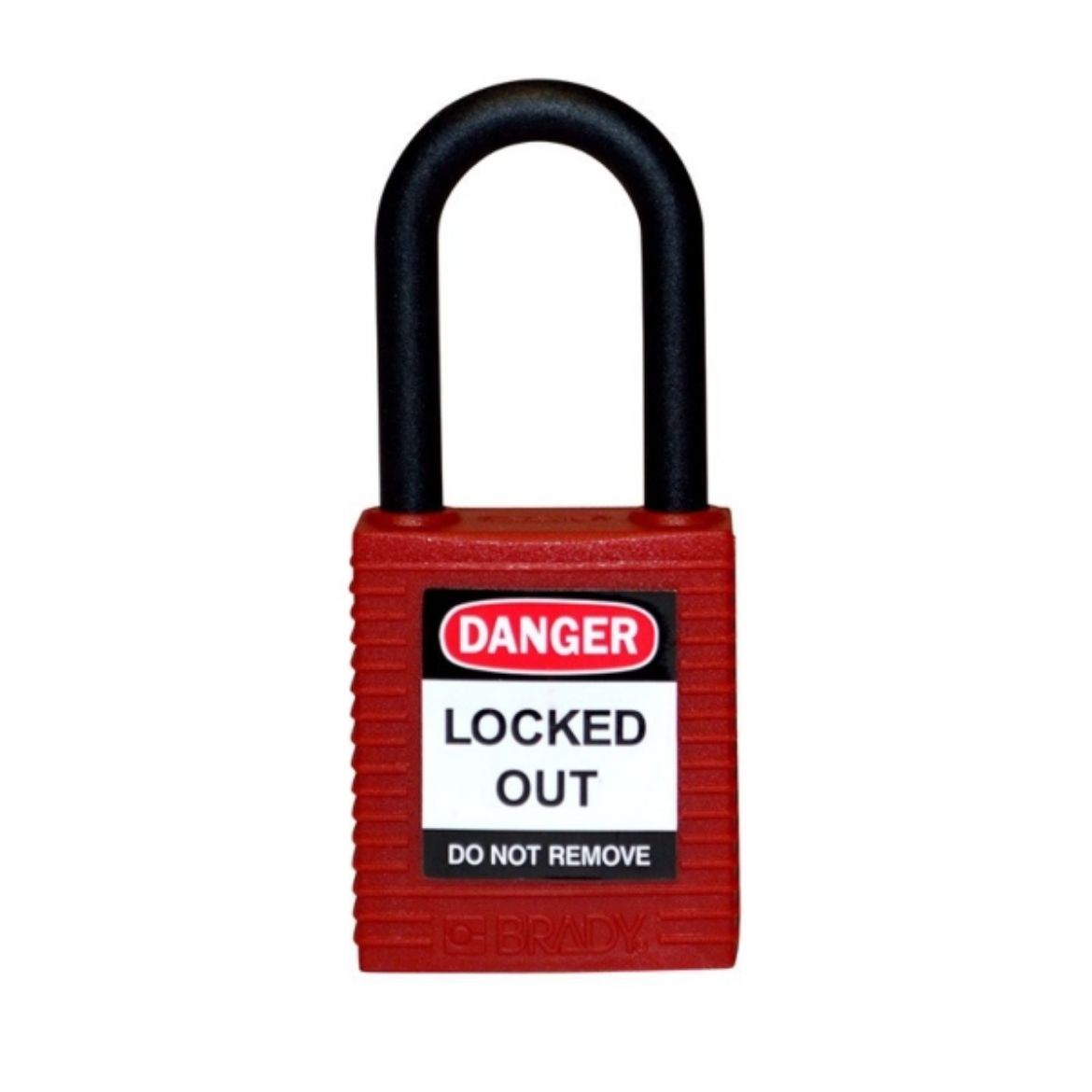 Picture of BRADY SAFETY PADLOCK NYLON - KEYED DIFFERENTLY RED