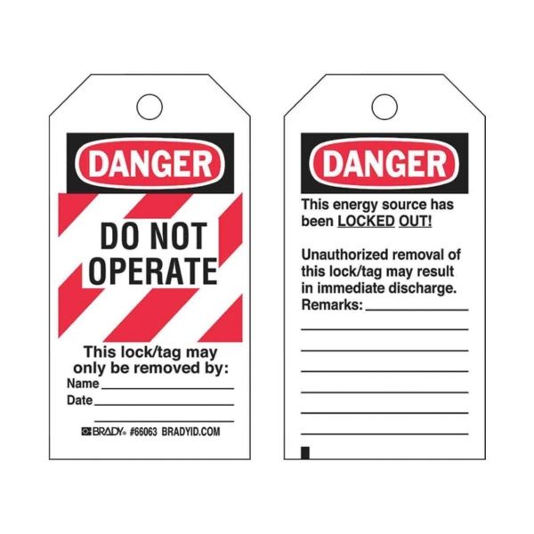 Lockout Tags | Alliance Safety