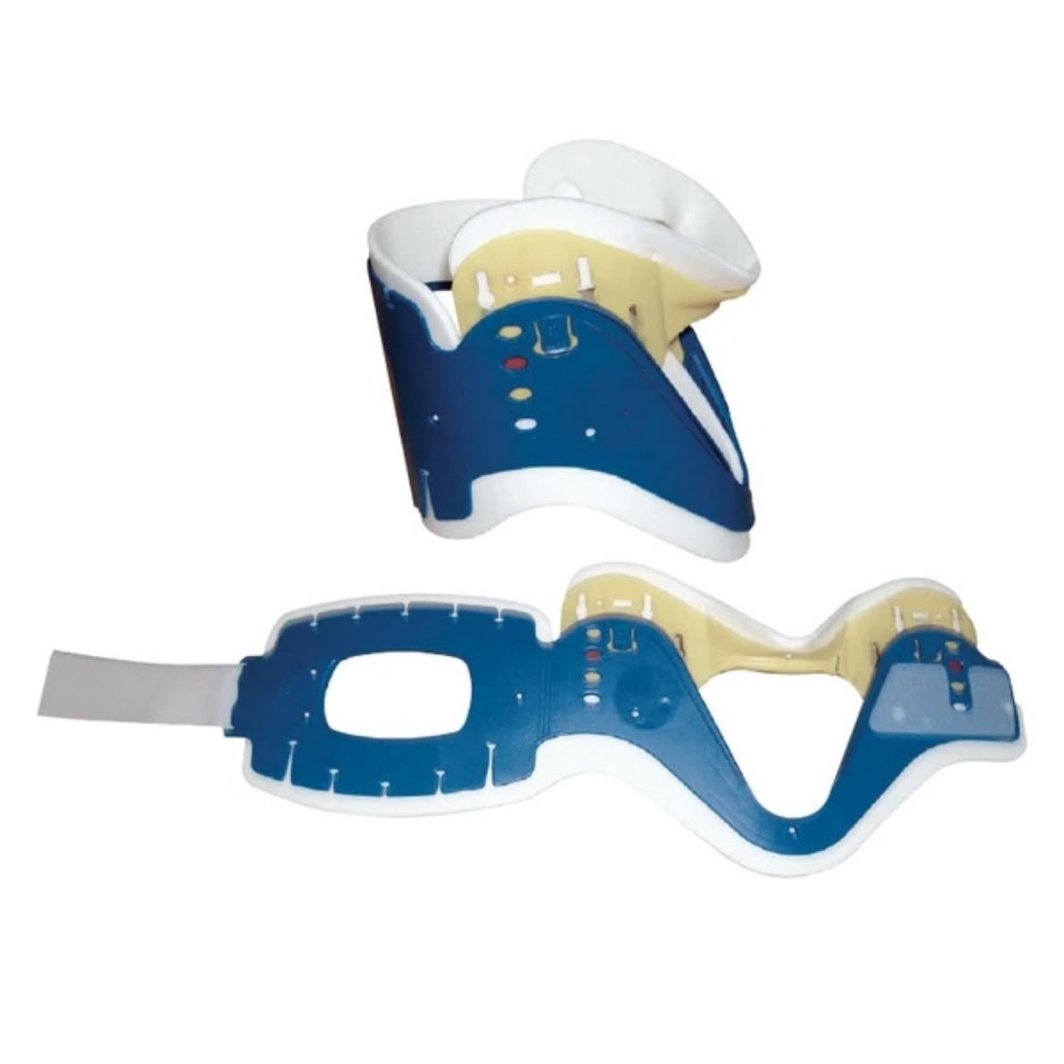 Picture of ADJUSTABLE CERVICAL COLLAR BLUE & YELLOW