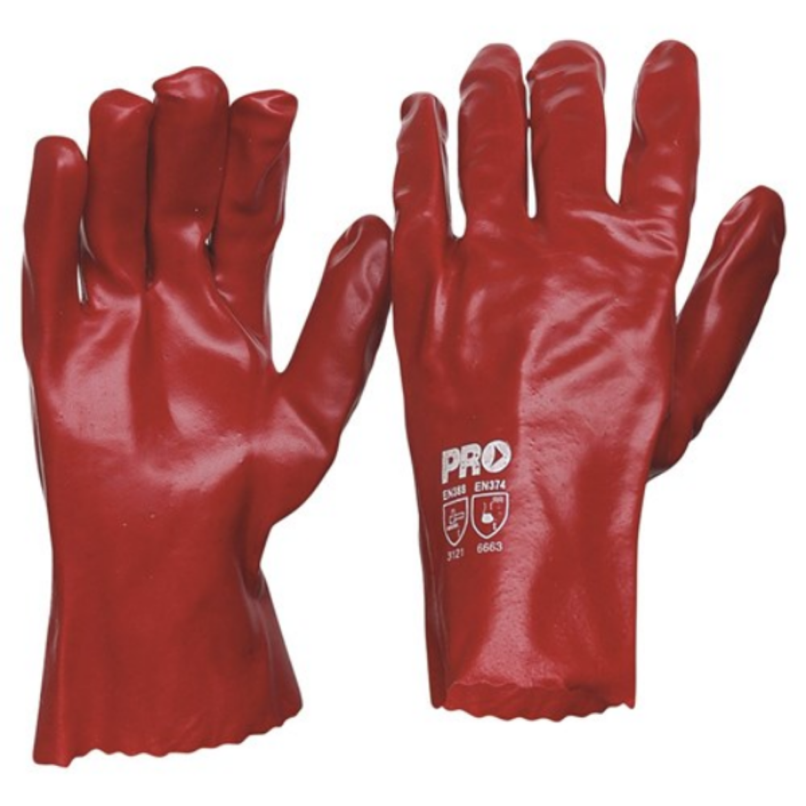 Picture of PVC27 - RED PVC SINGLE DIP - LENGTH 27CM - ONE SIZE FITS MOST