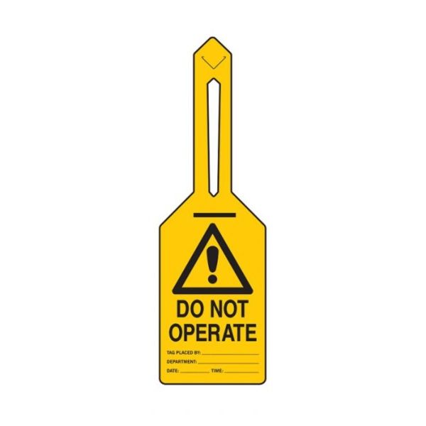 847206 WARNING OUT OF ORDER TIE-OUT LOCKOUT TAG | Alliance Safety