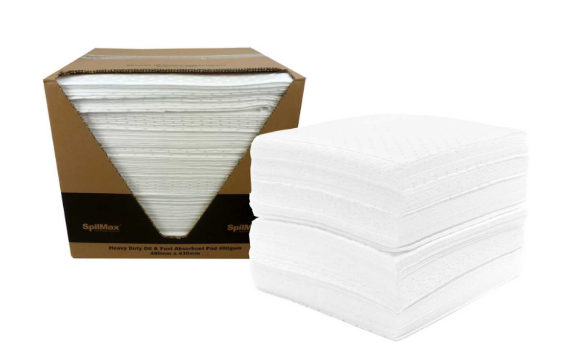 Picture of SPILMAX ABSORBENT PAD 400GSM - OIL & FUEL (480MM X 430MM)