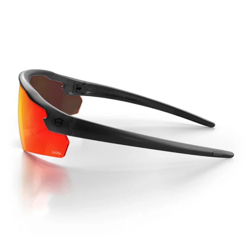PHMBRT100 PHANTOMS MATTE BLACK FRAME/REFLECTORS RED LENS Alliance Safety