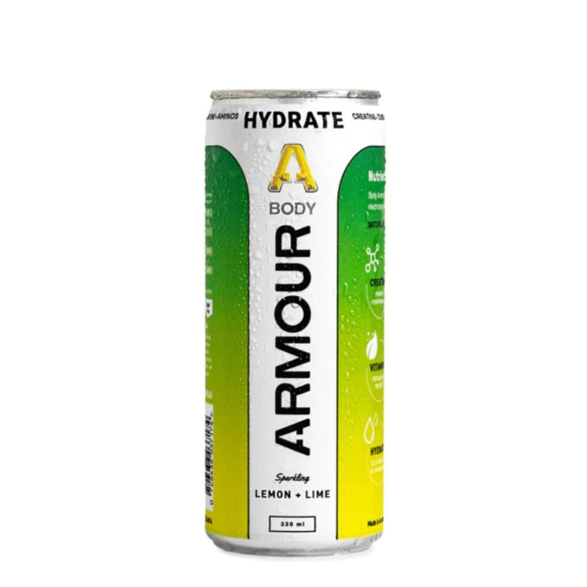 Picture of BODY ARMOUR - HYDRATE+ ZERO SUGAR CANS - LEMON + LIME