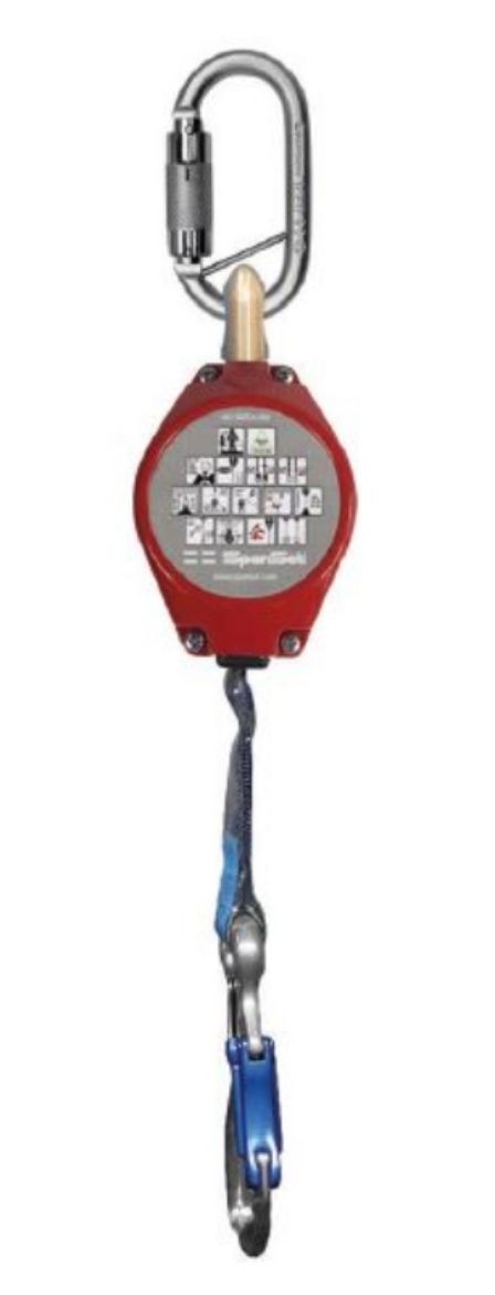 Picture of TYPE 2 / 1.8M SRL SDE A W 1.8 ADH / EWP SRL WEB LIFELINE, ARREST FORCE 3KN (OVERHEAD, HORIZONTAL, FOOT LEVEL USE OPTIONS REFER TO INSTRUCTIONS)