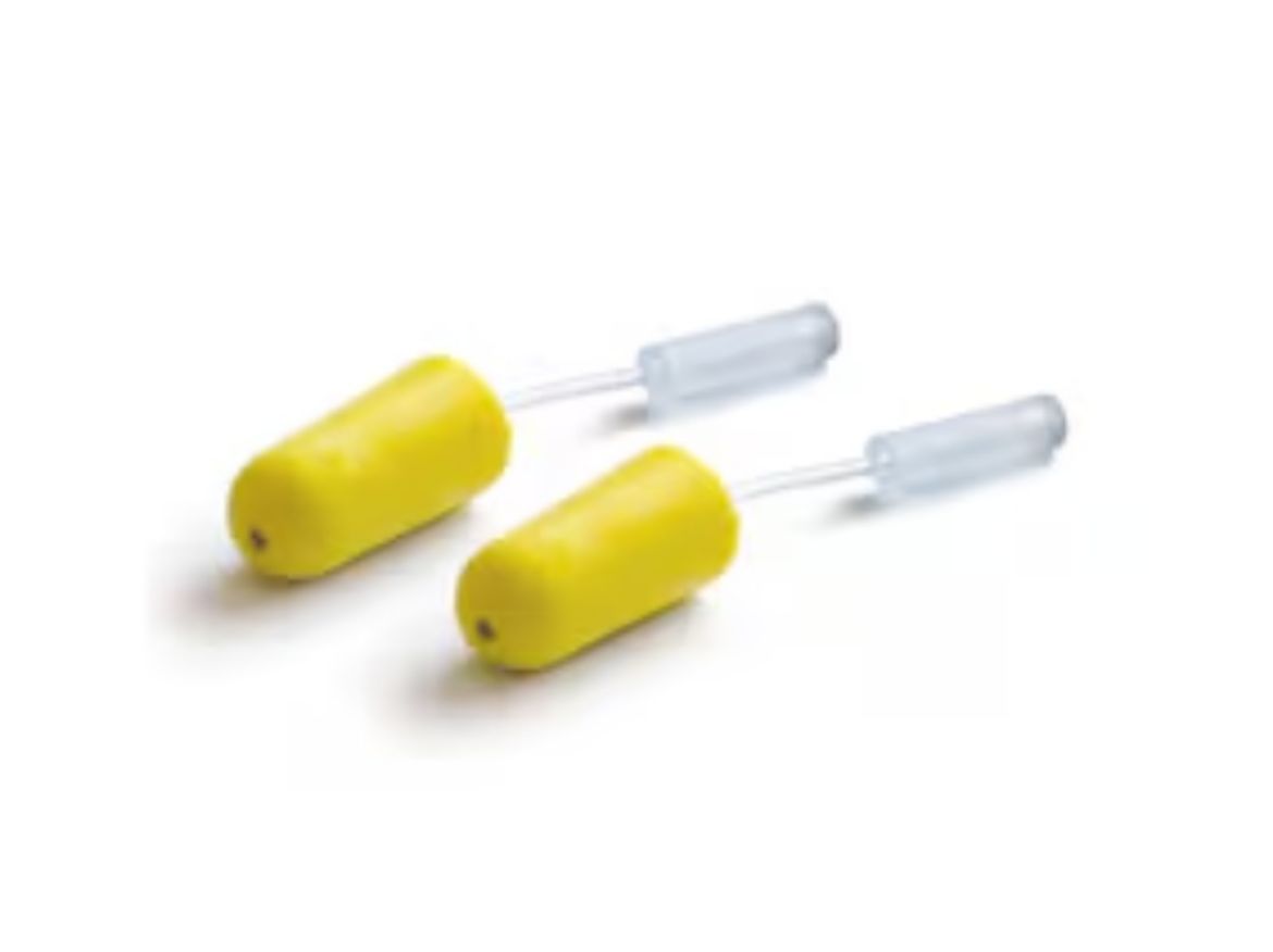 Picture of 393-2006-50 EARFIT™ VALIDATION TEST PLUGS YELLOW TAPERFIT II PROBED TEST EARPLUGS
