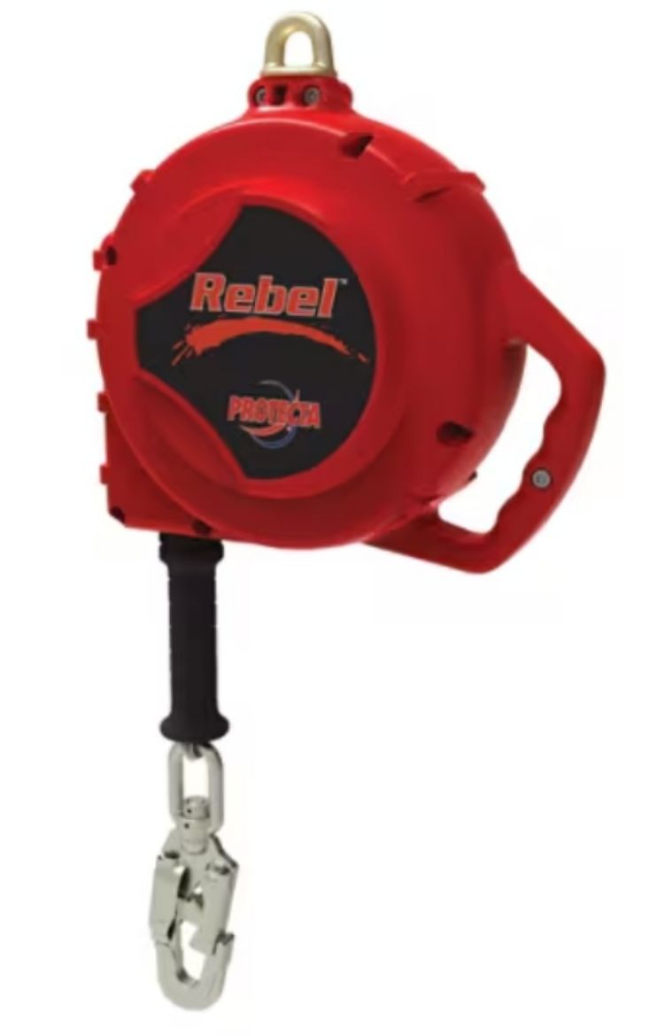 Picture of 3M™ PROTECTA® SELF-RETRACTING LIFELINE 3590625, THERMOPLASTIC HOUSING, GALVANIZED CABLE, 10 M
