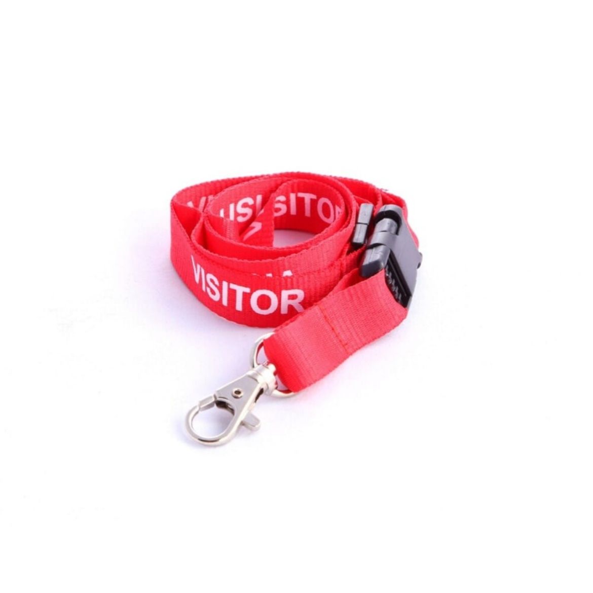 Picture of RED “VISITOR” LANYARD – 15MM