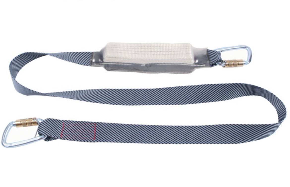 Picture of SINGLE ABSORBER LANYARD 2M WITH TRIPLE LOCKING KARABINERS