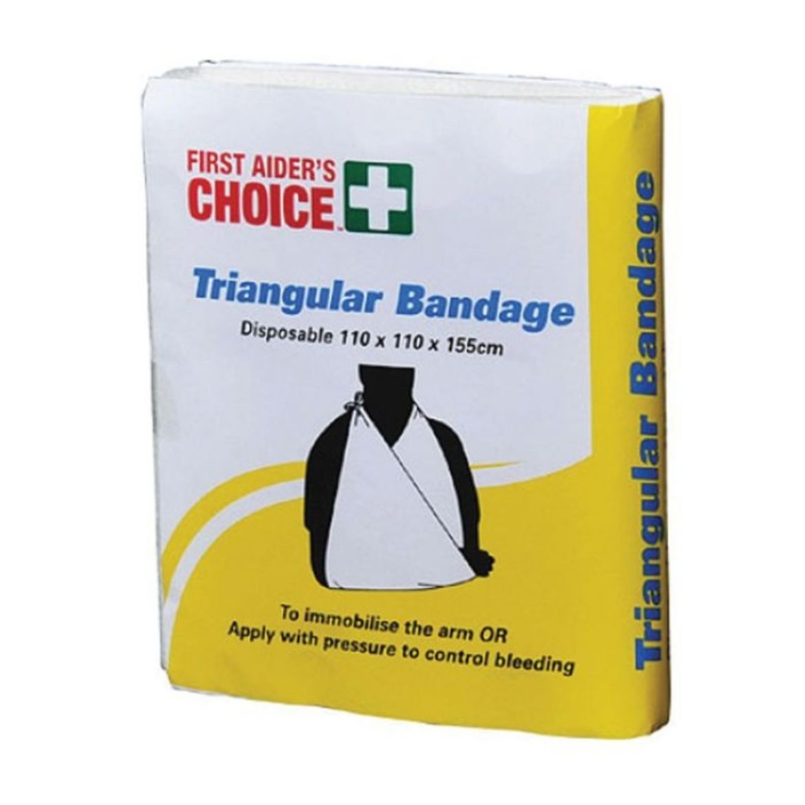 Picture of TRIANGULAR BANDAGE DISPOSABLE 110CM X 155CM