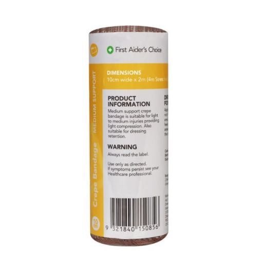 Picture of FAC BANDAGE CREPE MEDIUM SUPPORT 10CM (W)