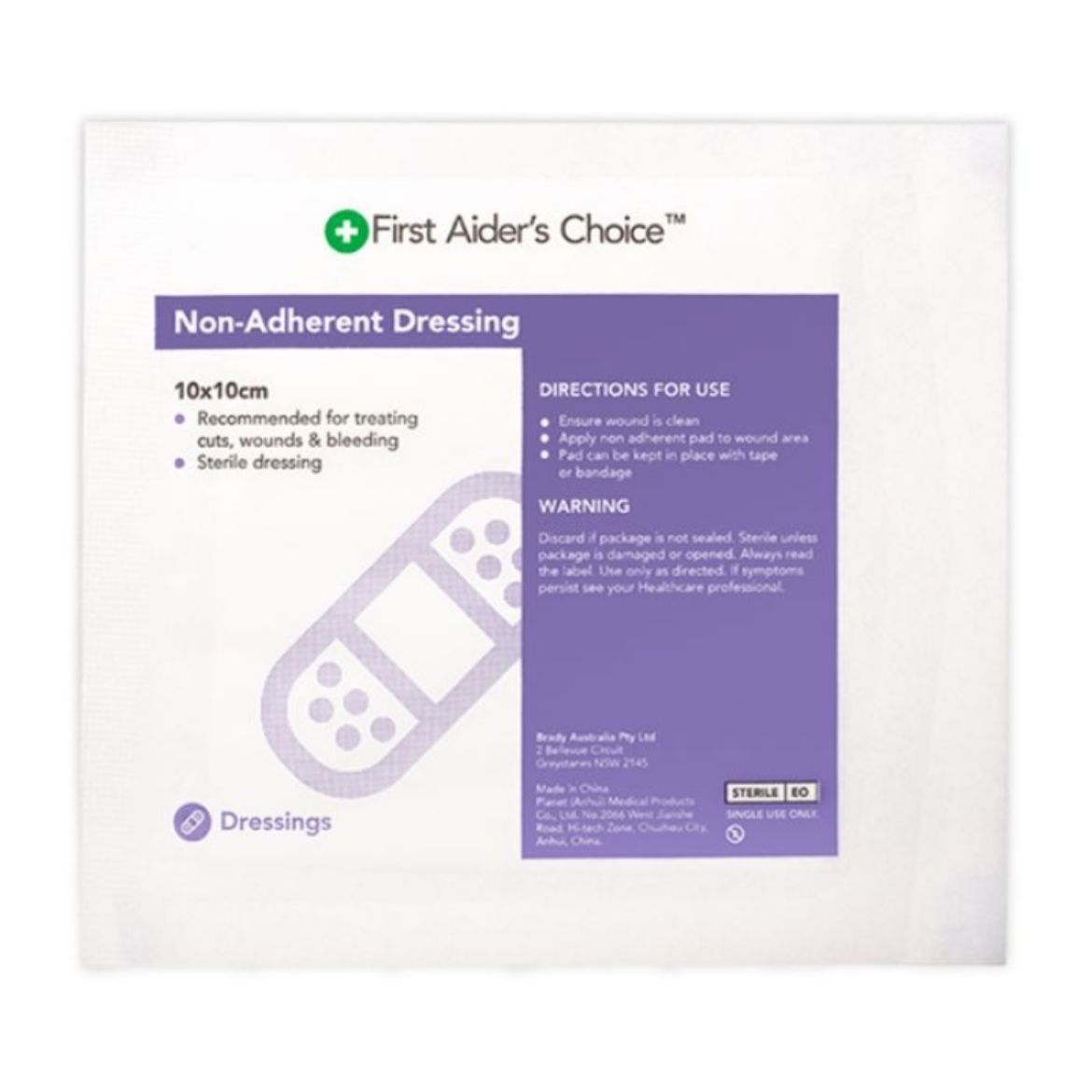 Picture of FAC NON-ADHERENT DRESSING 10 X 10CM