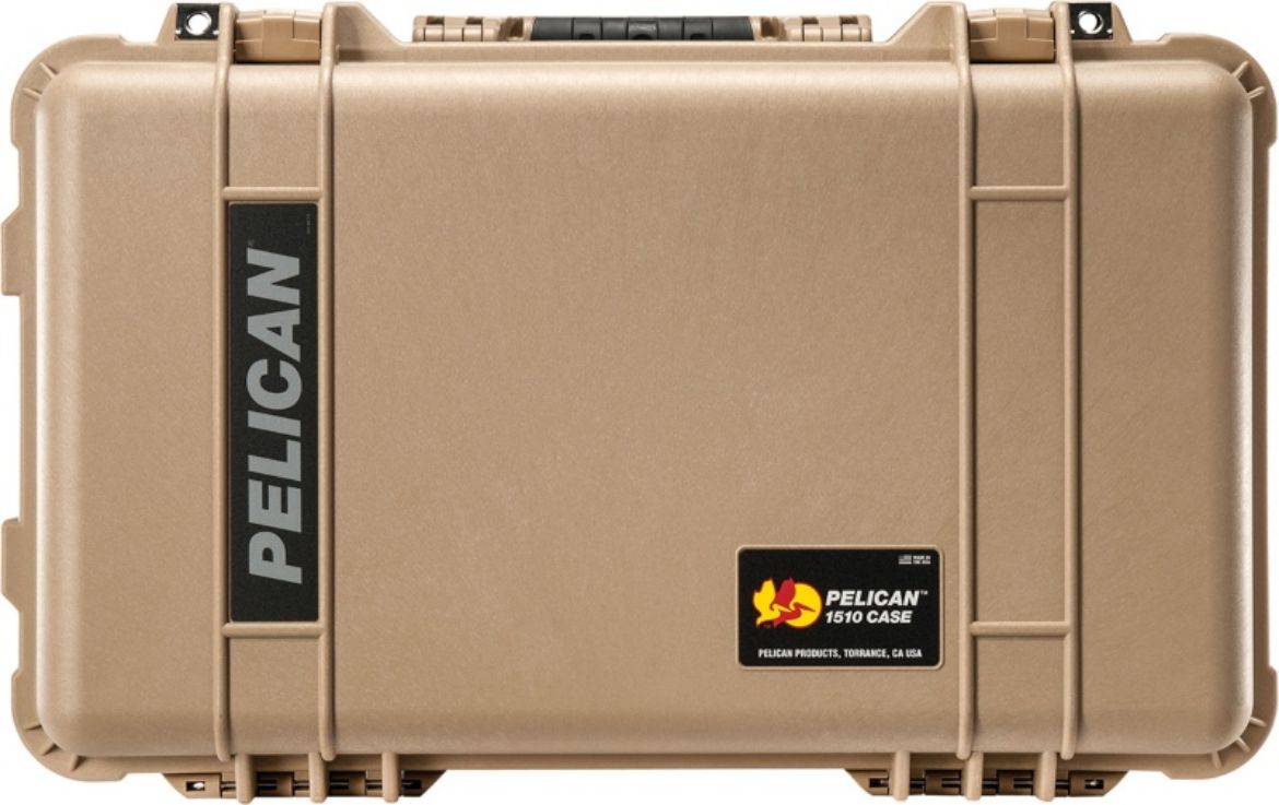 Picture of PELICAN #1510 CARRY ON CASE NO FOAM - DESERT TAN