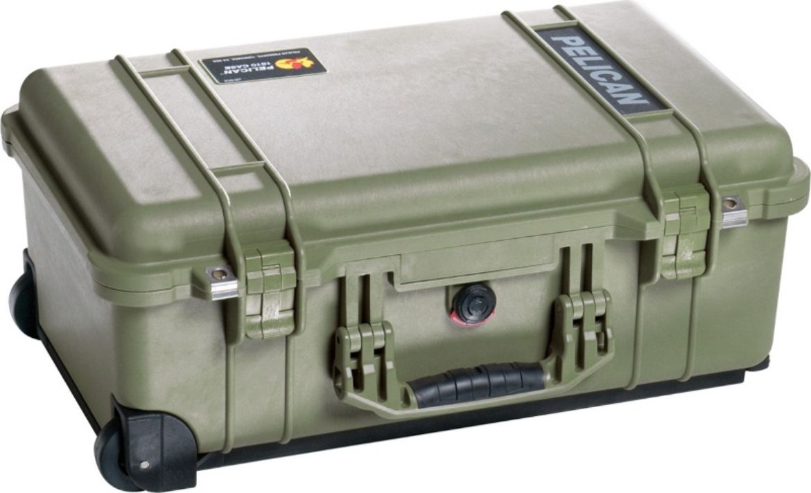 Picture of PELICAN #1510 CARRY ON CASE NO FOAM - OLIVE DRAB GREEN