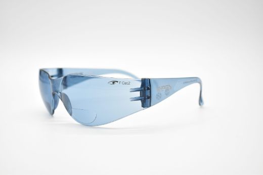 Picture of READER LIGHT BLUE +1.00 MAGNIFICATION SAFETY GLASSES