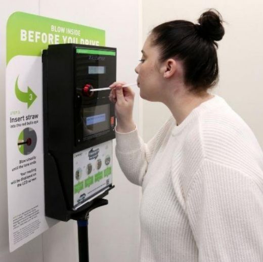 Picture of ANDATECH SOBERPOINT 3 WALL MOUNTED BREATHALYSER
