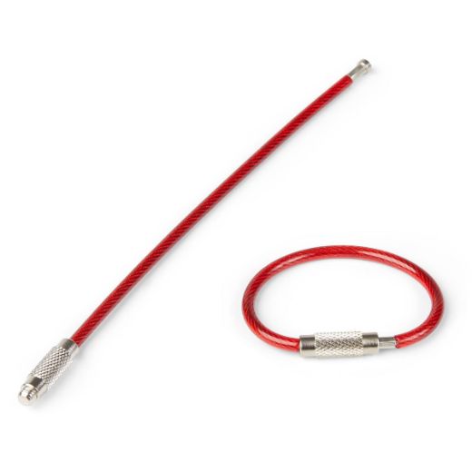 Picture of H01031-10 - SCREWLOCK CABLE - 3MM X 150MM (PACK OF 10)