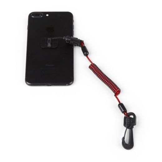 Picture of H01063 - COIL E-TETHER WITH POLY CLIP (NON-CONDUCTIVE)