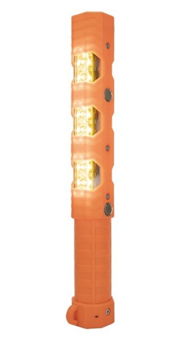 Picture of RECHARGEABLE TRAFFIC BATON - AMBER/RED