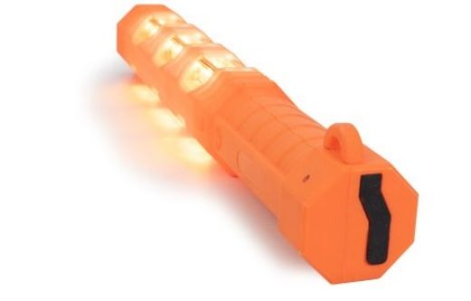 Picture of RECHARGEABLE TRAFFIC BATON - AMBER/RED