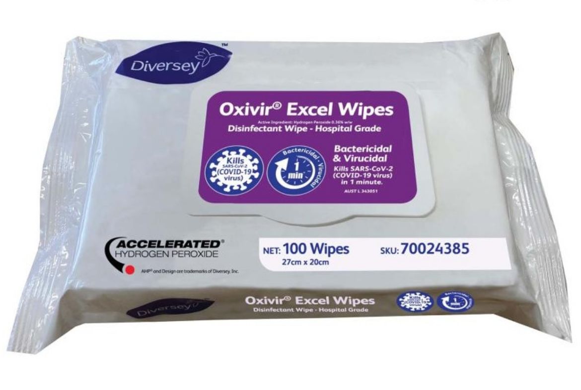 Picture of OXIVIR EXCEL DISINFECTANT WIPES 100PK