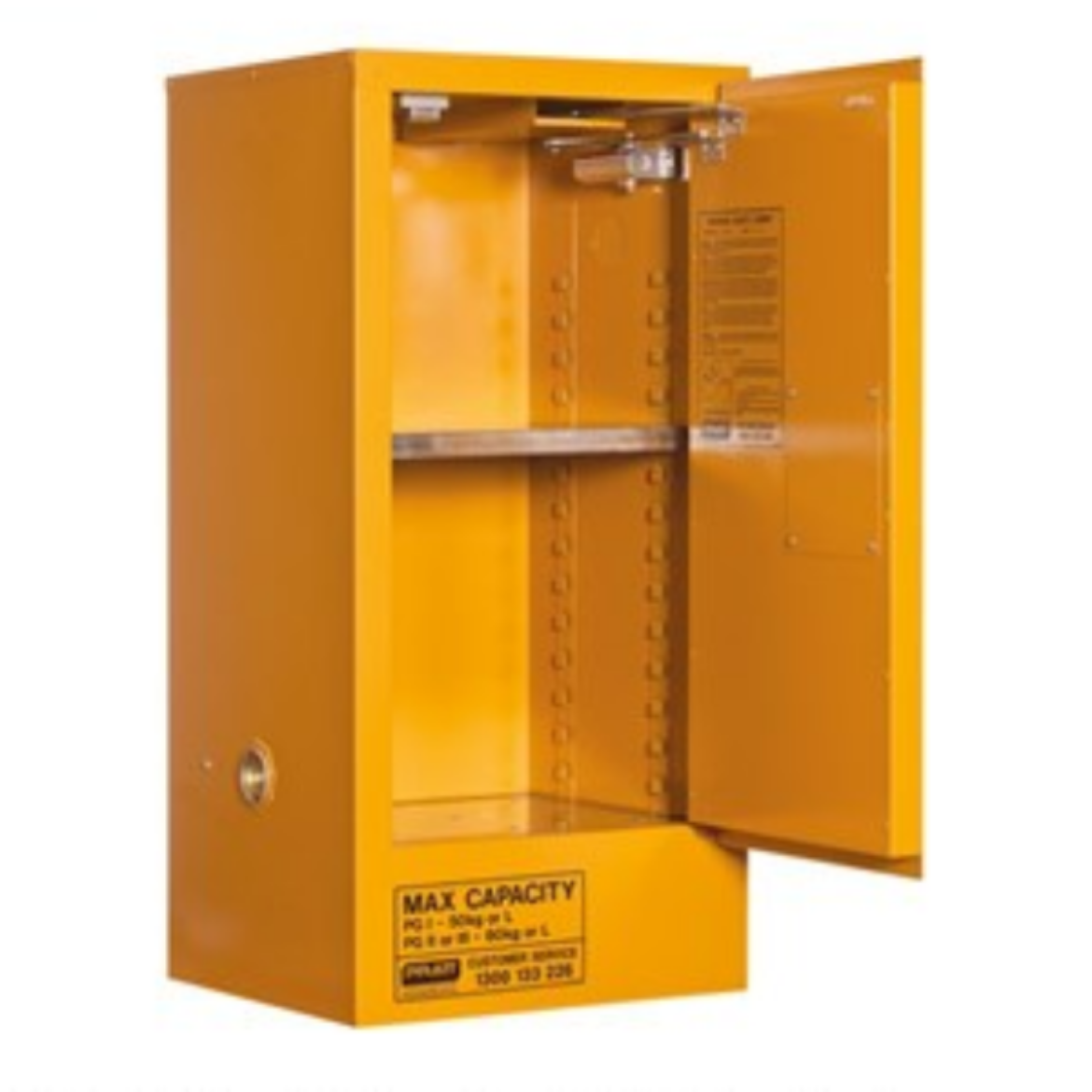 Picture of PRATT OXIDIZING AGENT CABINET  60LTR. 1 DOOR, 2 SHELF