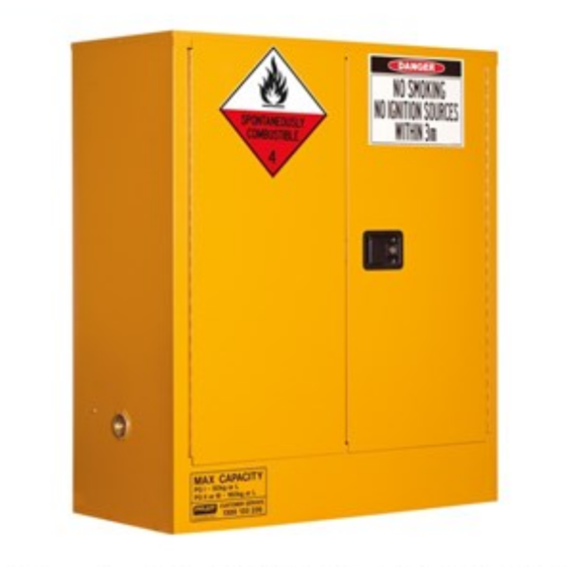 Picture of PRATT CLASS 4 DANGEROUS GOODS  160LTR CABINET. 2 DOOR,2 SHELF