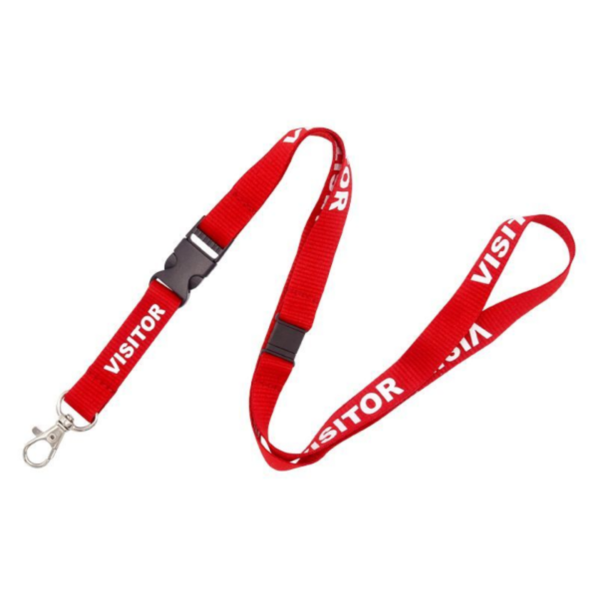 Picture of VISITOR LANYARDS WITH TRIGGER HOOK SNAP SWIVEL HOOD AND BREAKAWAY, 16MM