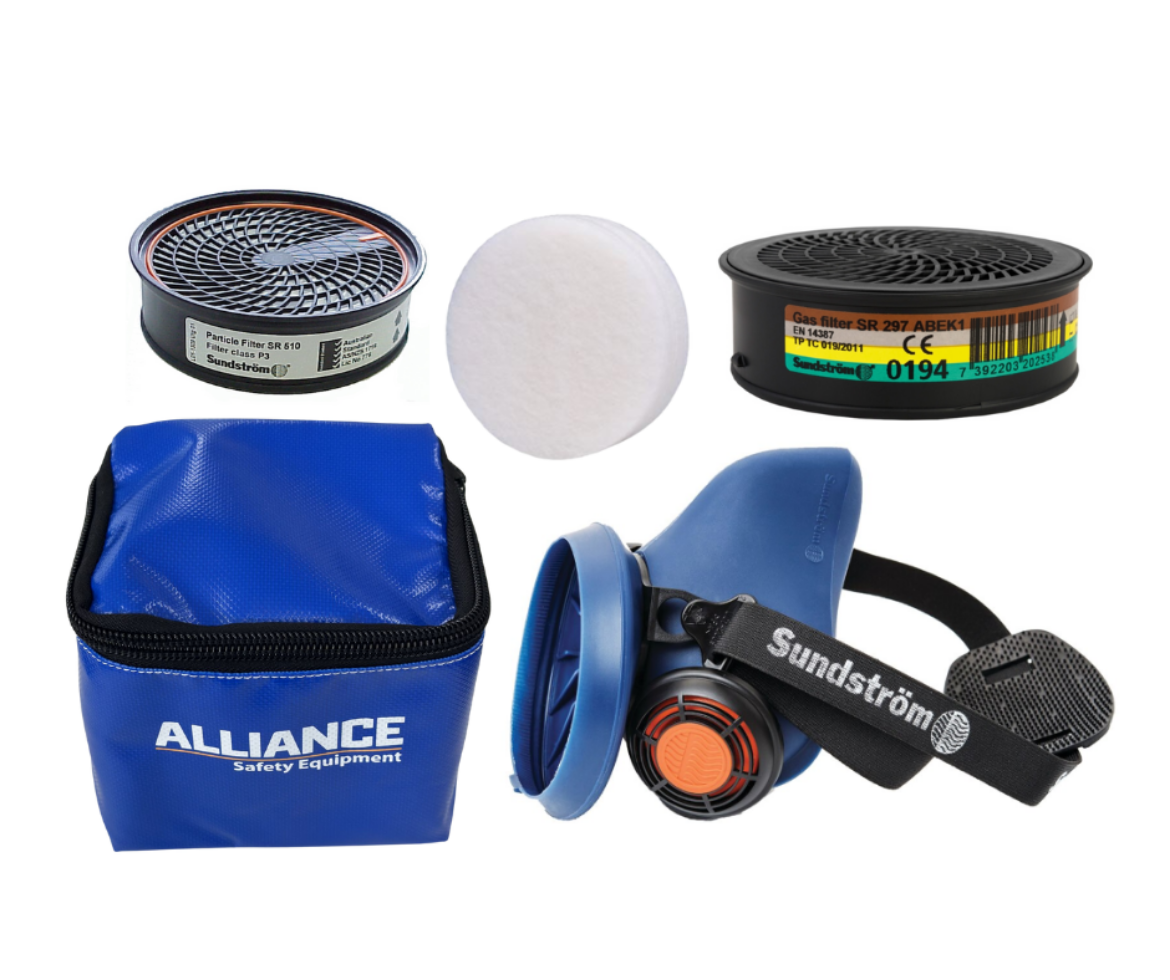 Picture of Q1 BUNDLE 2026 - SUNDSTROM SR100 + PVC HALF FACE BAG + SR510 + SR315 + SR221-1