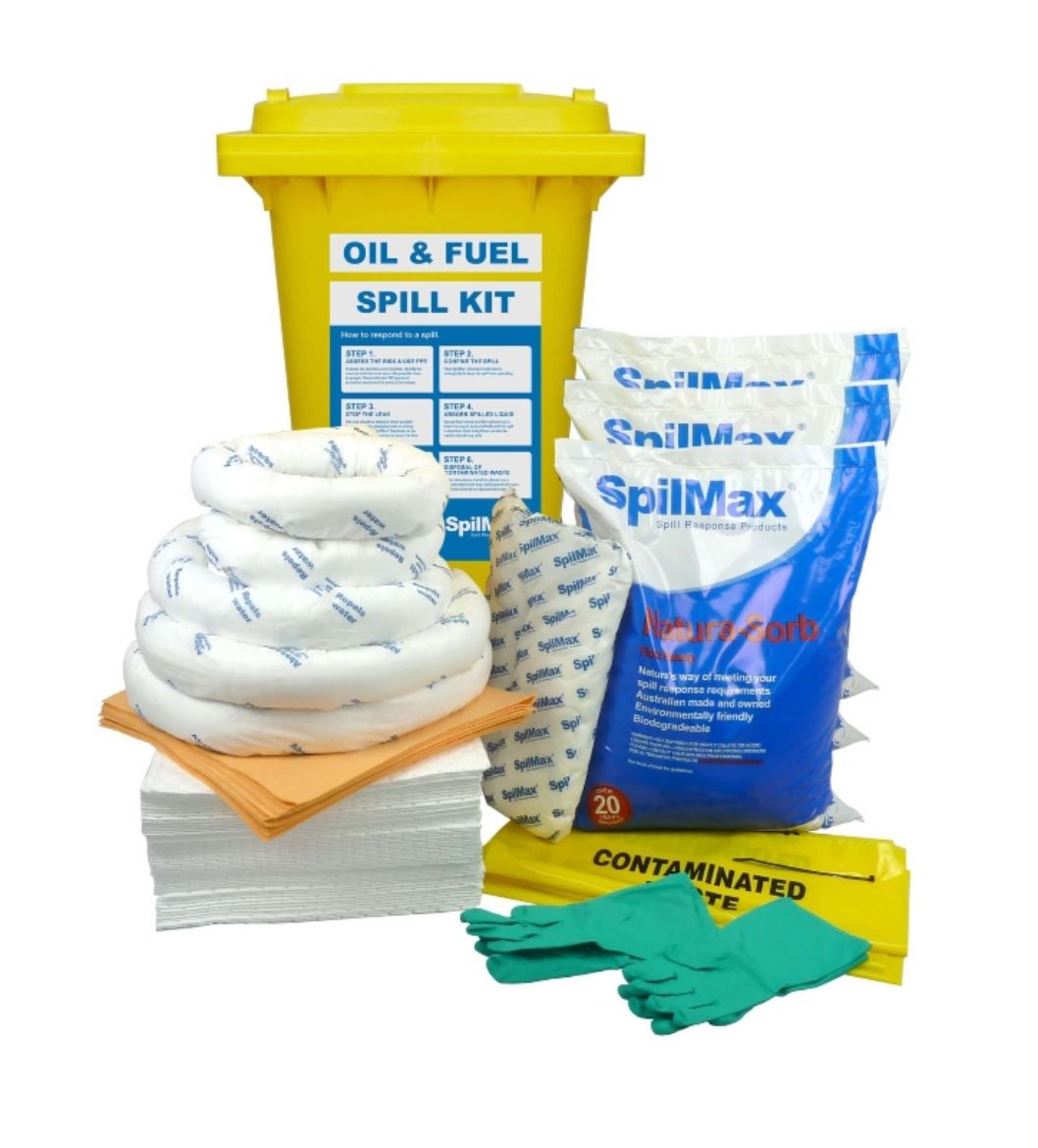 Picture of SPILMAX 240L WORKPLACE SPILL KIT - OIL & FUEL