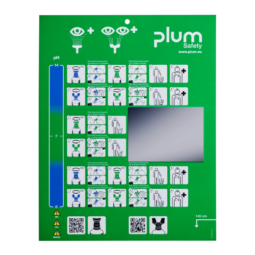 Picture of PLUM COMBINATION GREEN EYEWASH BOX / 1 X 200 ML 4.9% + 1 X 500 ML 0.9%