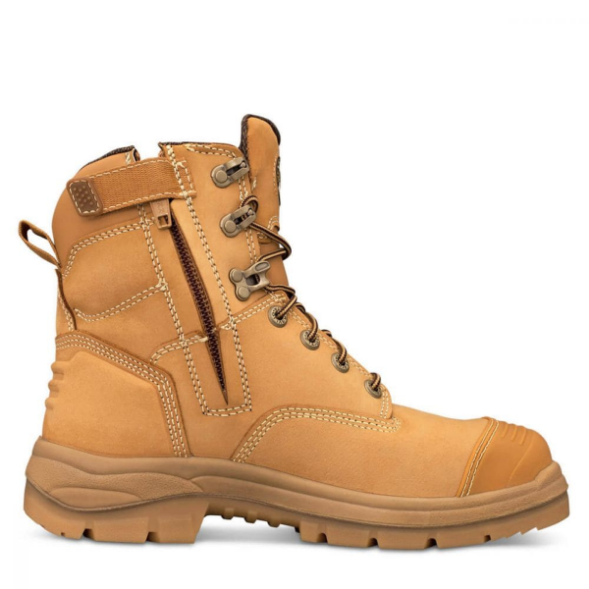 Picture of 55-332Z - OLIVER - 150MM ZIP SIDE LACE UP BOOT, WATER RESISTANT NUBUCK LEATHER, COOLSTEP LINING, LACE LOCKING DEVICE