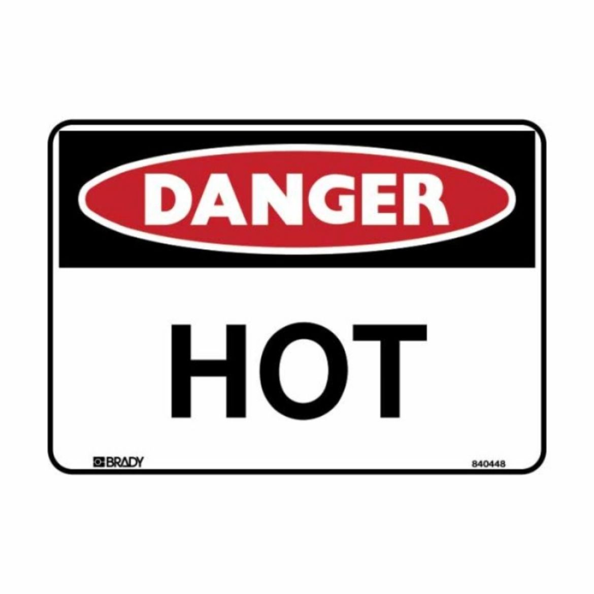 Picture of DANGER SIGN - HOT W450MM X H300MM (METAL)
