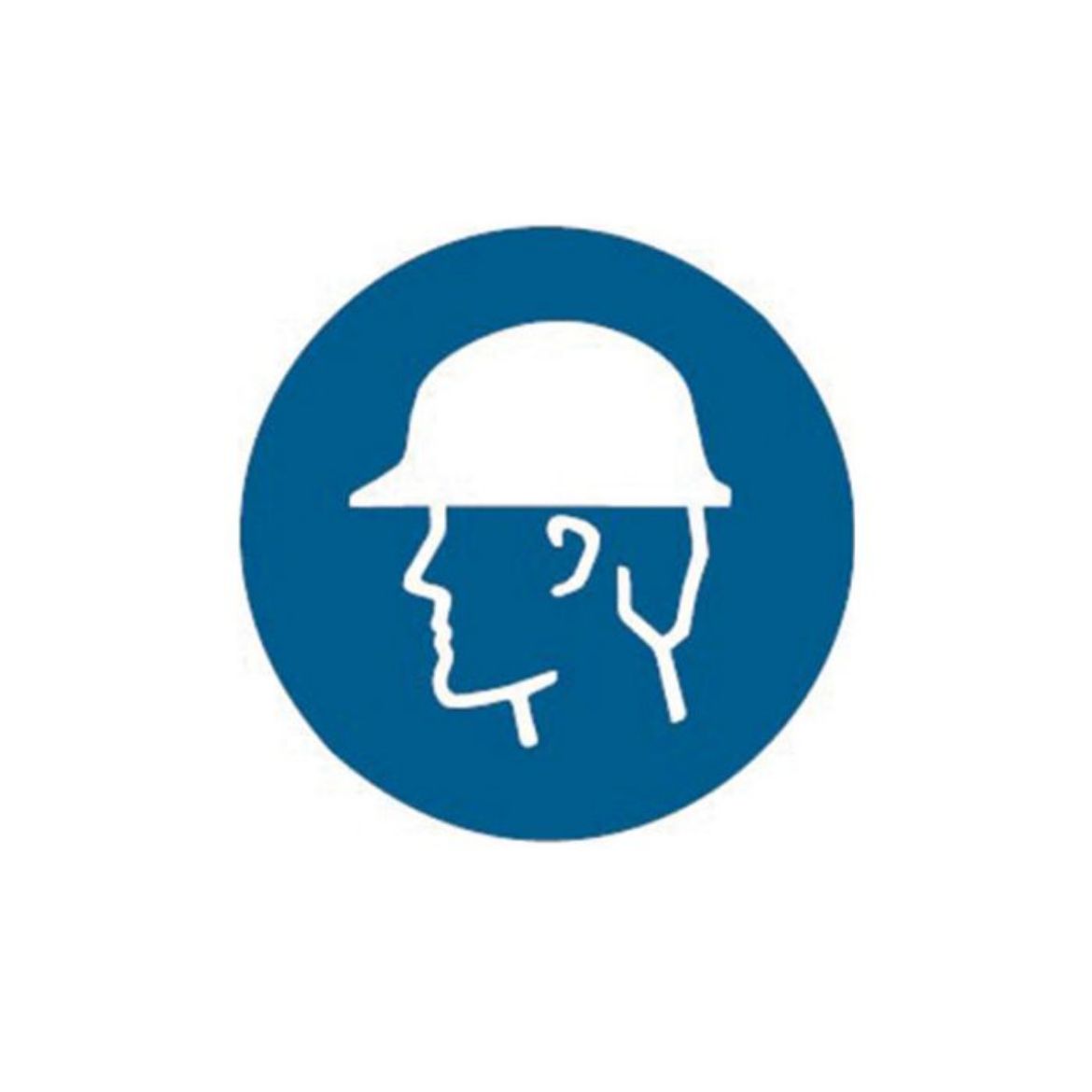 Picture of PICTOGRAM - HEAD PROTECTION (SELF ADHESIVE VINYL) 200MM