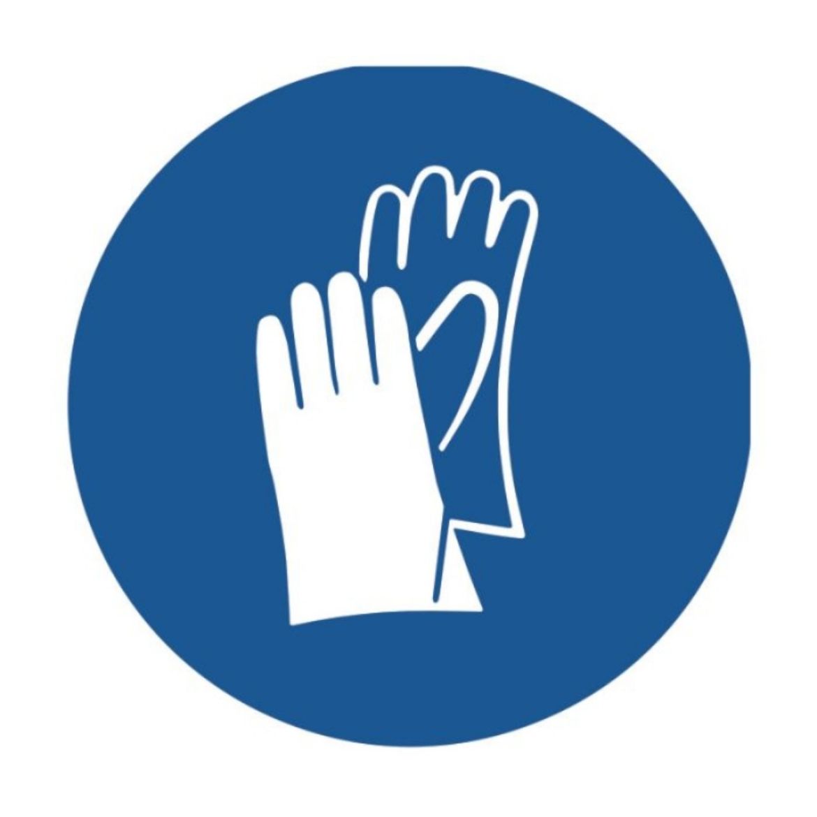 Picture of PICTOGRAM - HAND PROTECTION (SELF ADHESIVE VINYL) 200MM