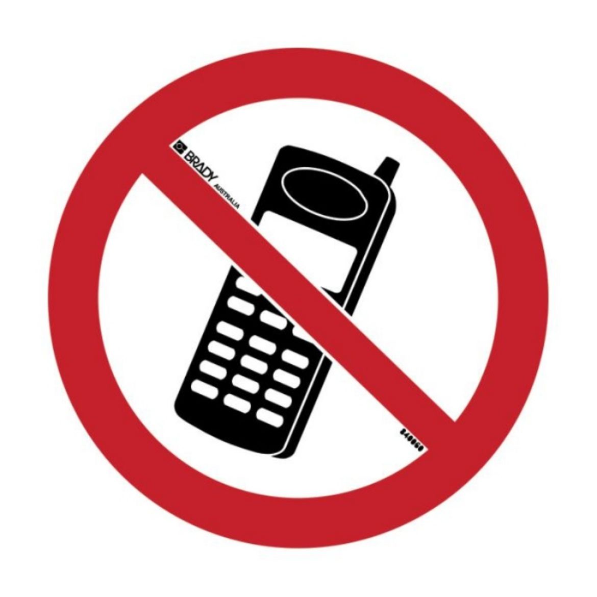 Picture of PICTOGRAM - NO MOBILE PHONES (METAL) H300MM X W300MM