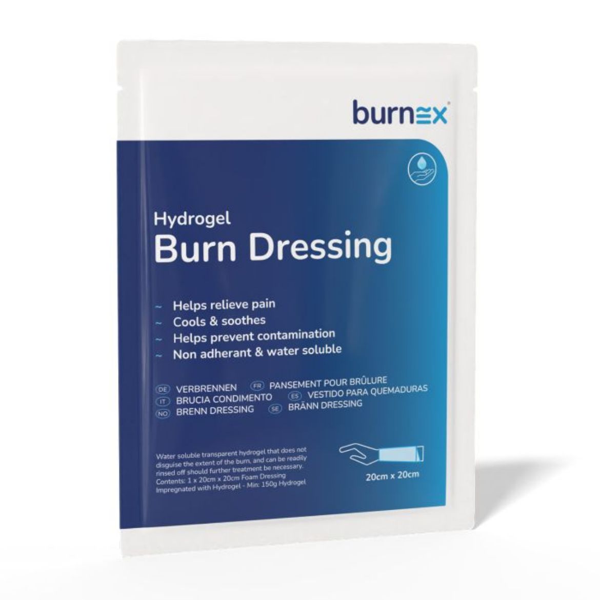 Picture of BURNEX BURN HYDROGEL DRESSING 20CMX20CM