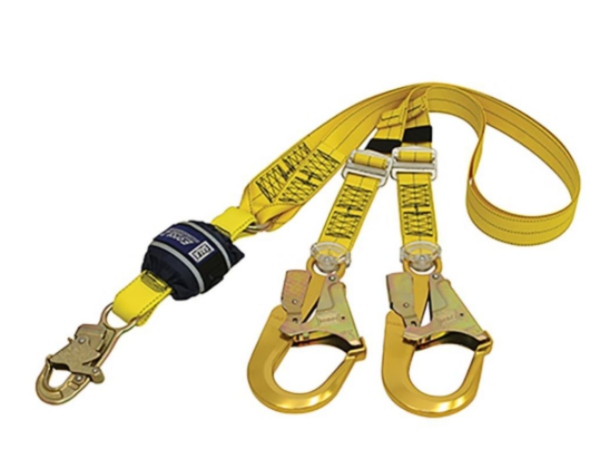 Picture of Z13200919 TWIN TAIL ADJUSTABLE LANYARD WITH DOUBLE OR TRIPLE ACTION KARABINERS