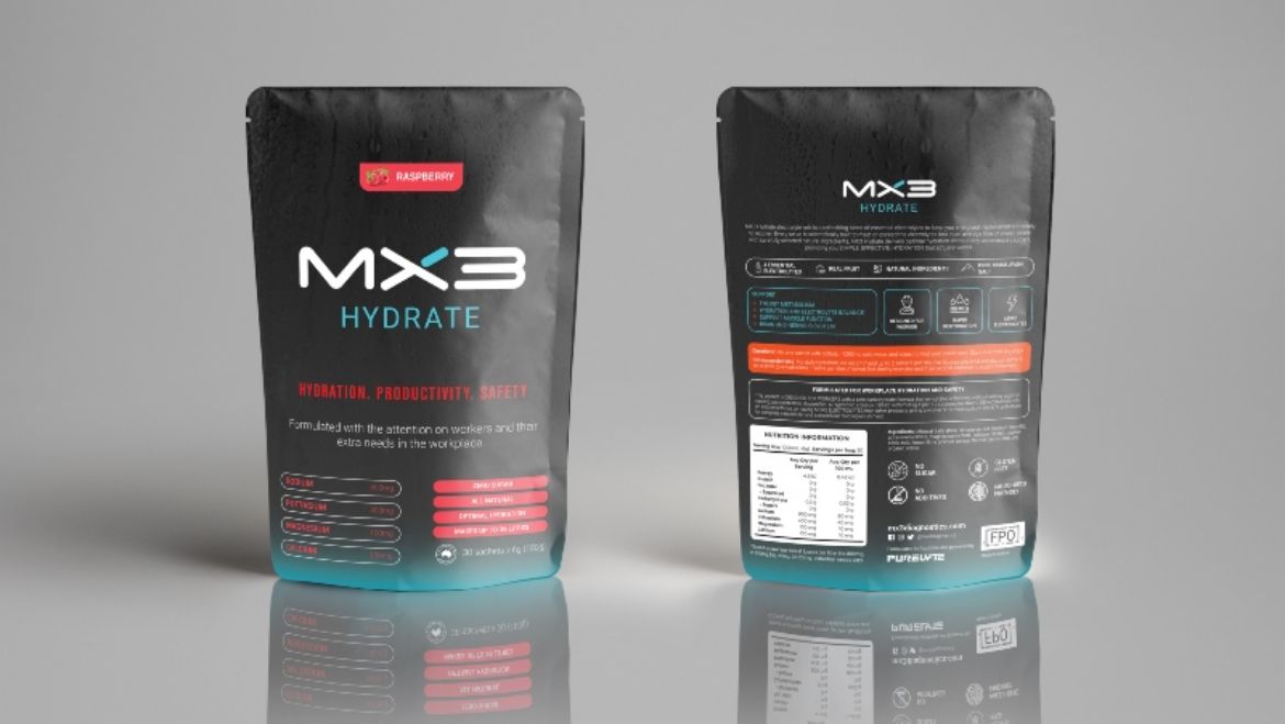 Picture of MX3 HYDRATE RASPBERRY - 6G PER SACHET