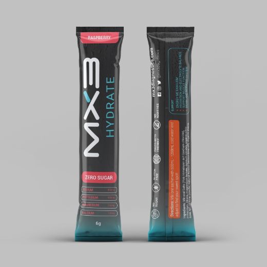Picture of MX3 HYDRATE RASPBERRY - 6G PER SACHET