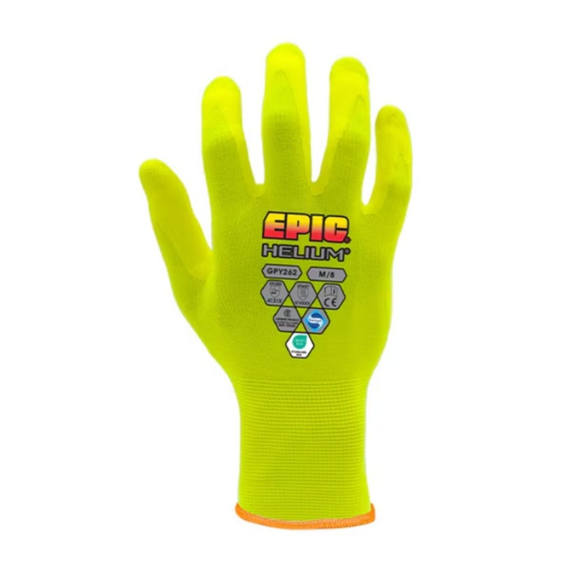Picture of GLOVE EPIC® HELIUM® GP HIVIS. AVAILABLE IN SIZES 6/7/8/9/10/11/12/13