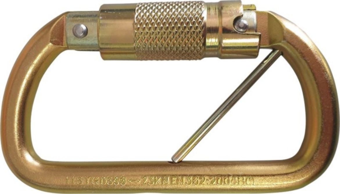 Picture of TRIPLE LOCK KARABINER WITH LOCKING PIN