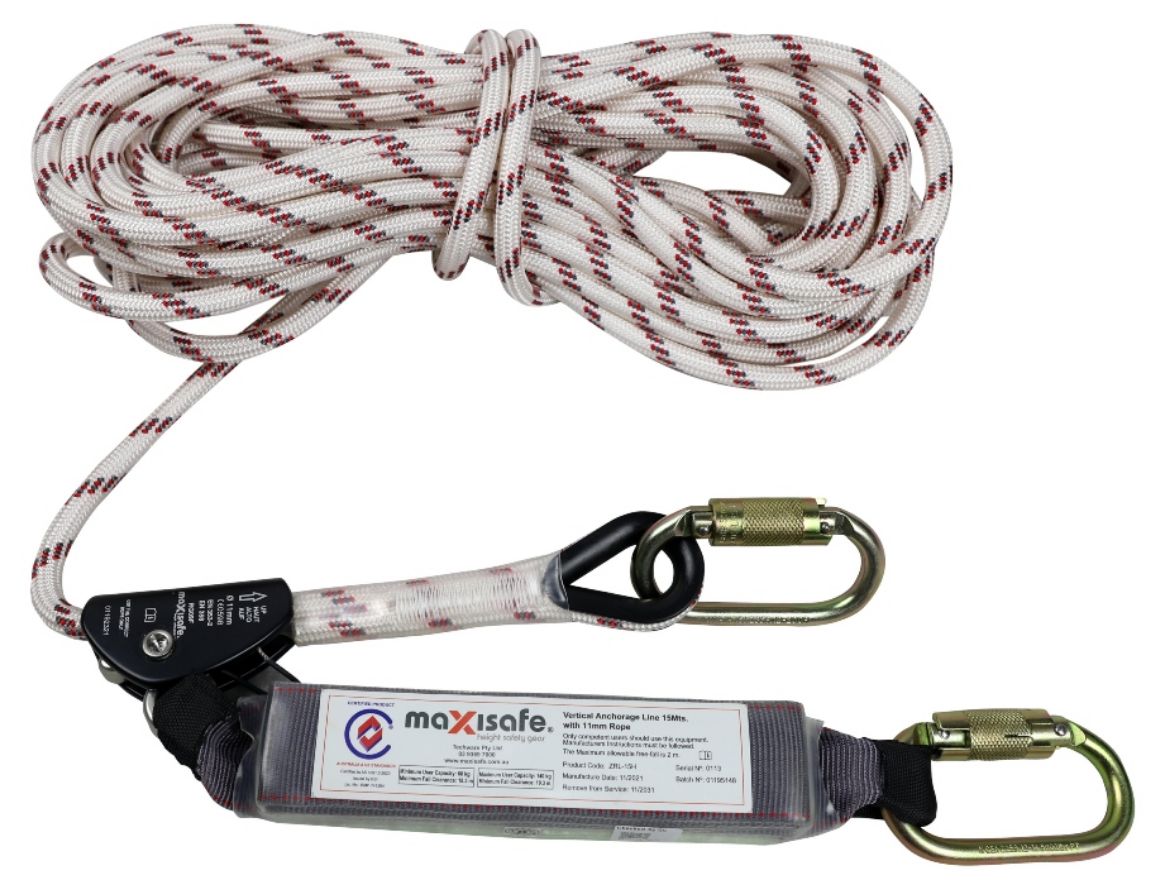 Picture of MAXISAFE 15M ROPE LINE WITH ADJUSTER & SHOCK ASBORBER