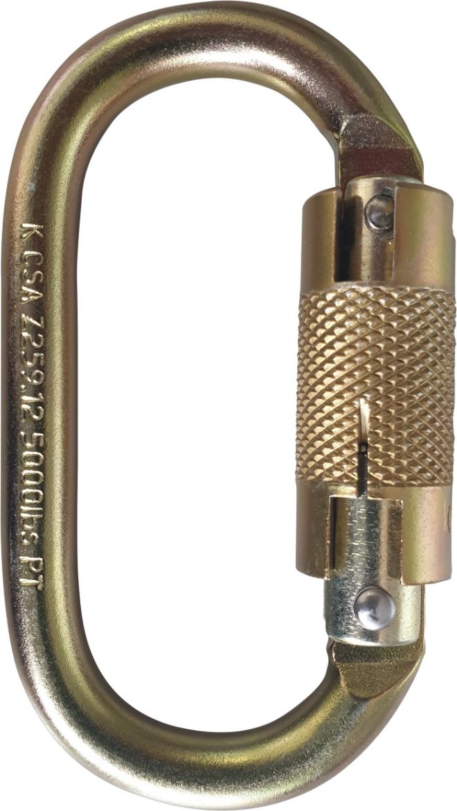 Picture of MAXISAFE SCREWGATE OVAL KARABINER - HEAVY DUTY