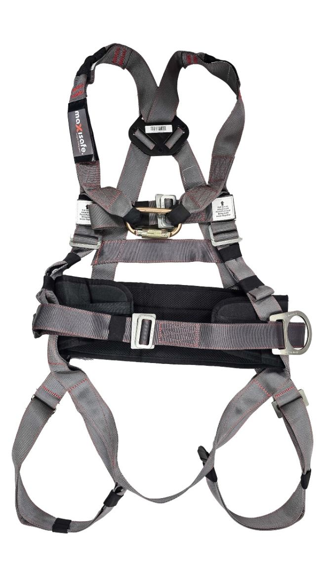Picture of MAXISAFE FULL BODY HARNESS C/W CS LOOPS, FRONT D RING & STEEL FITTINGS, CONFINED SPACE HARNESS