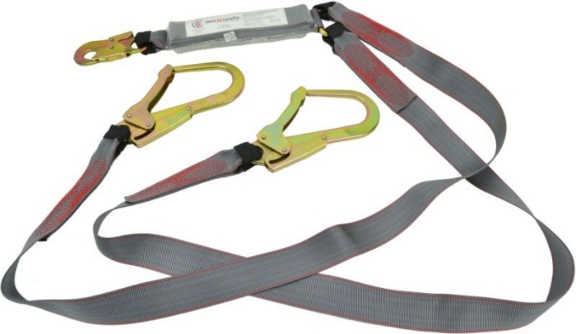 Picture of MAXISAFE DOUBLE LANYARD WITH SNAPHOOK & SCAFFOLD HOOK – 2.0M