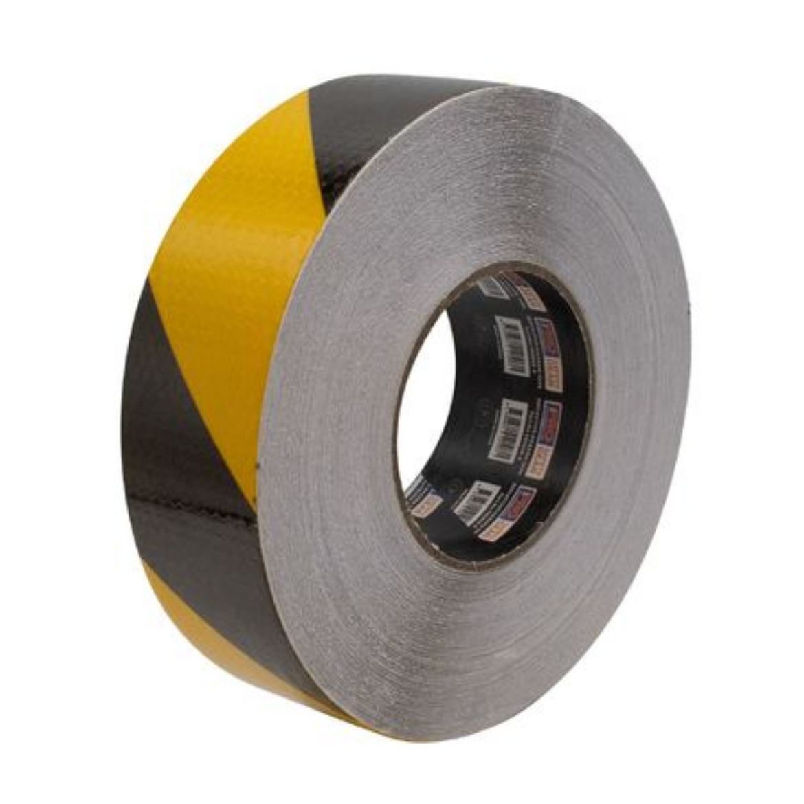 Picture of HAZARD TAPE BLACK & YELLOW SELF ADHESIVE REFLECTIVE - 50M X 50MM