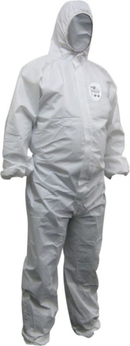 Picture of 'CHEMGUARD' SMS DISPOSABLE COVERALLS - WHITE - 3XL